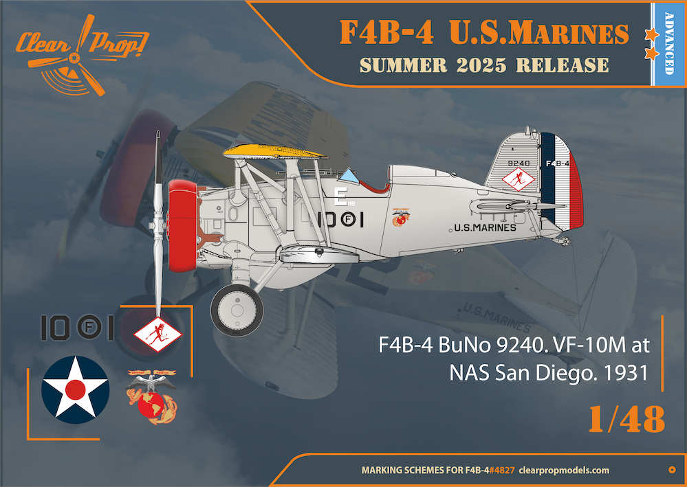 Clear Prop Models CP4827 1:48 Boeing F4B-4
