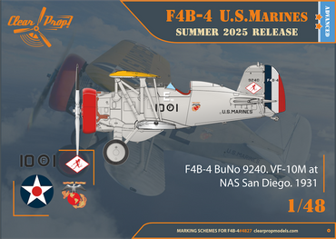 Clear Prop Models CP4827 1:48 Boeing F4B-4