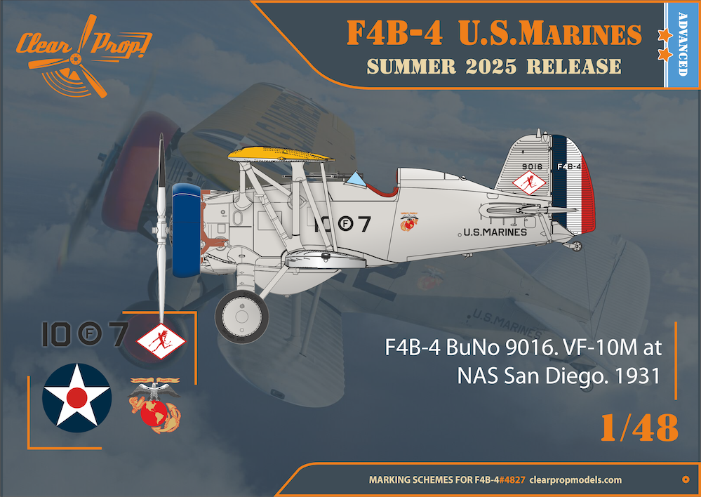 Clear Prop Models CP4827 1:48 Boeing F4B-4