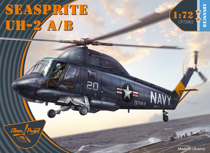 Clear Prop Models CP72002 1:72 Kaman UH-2A/B Seasprite