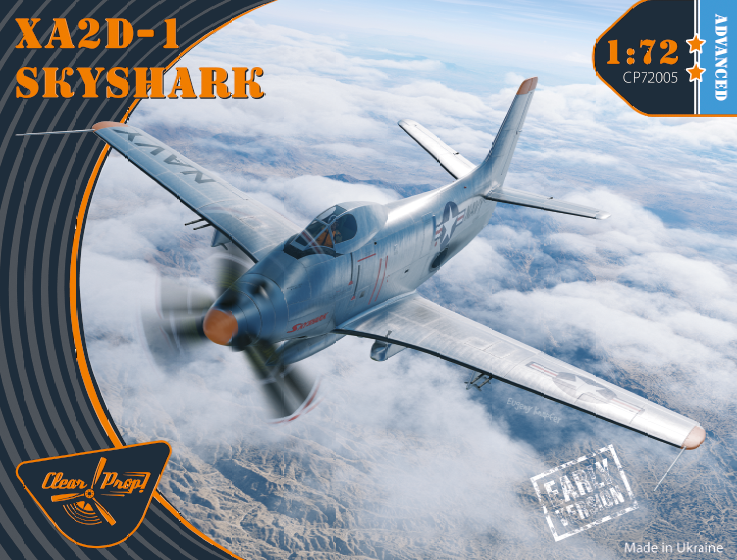 Clear Prop Models CP72005 1:72 Douglas XA2D-1 Skyshark