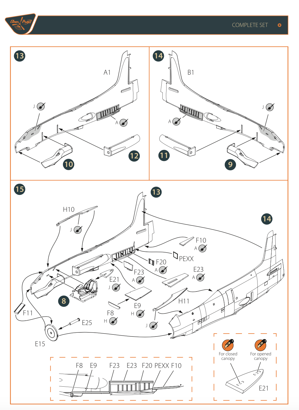 Clear Prop Models CP72005 1:72 Douglas XA2D-1 Skyshark