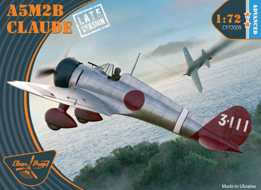 Clear Prop Models CP72009 1:72 Mitsubishi A5M2b 'Claude' late version