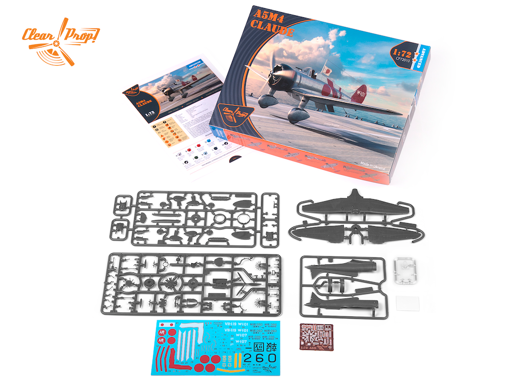 Clear Prop Models CP72010 1:72 Mitsubishi A5M4 Claude Advanced kit