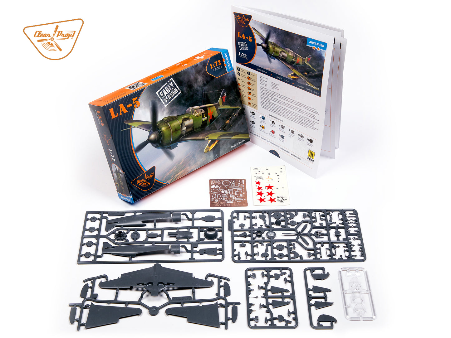 Clear Prop Models CP72014 1:72 Lavochkin La-5/early version