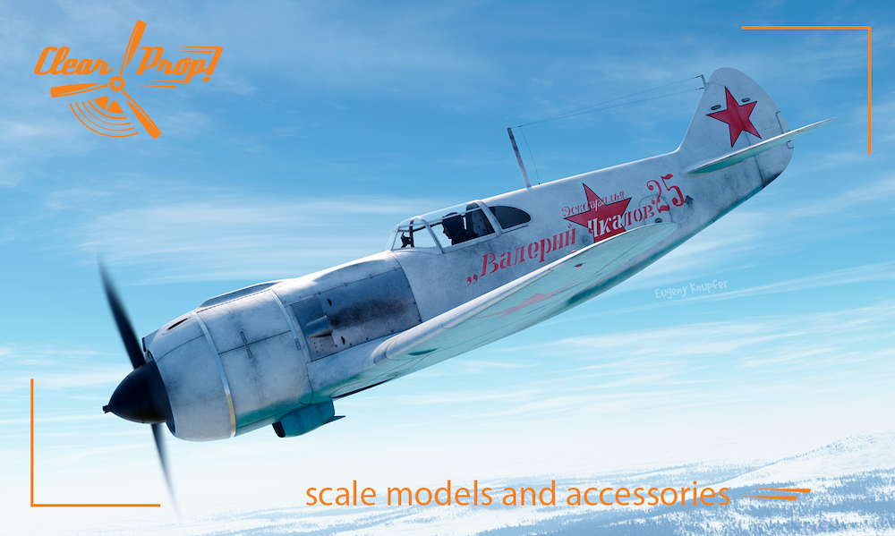 Clear Prop Models CP72015 1:72 Lavochkin La-5/late version Advanced kit