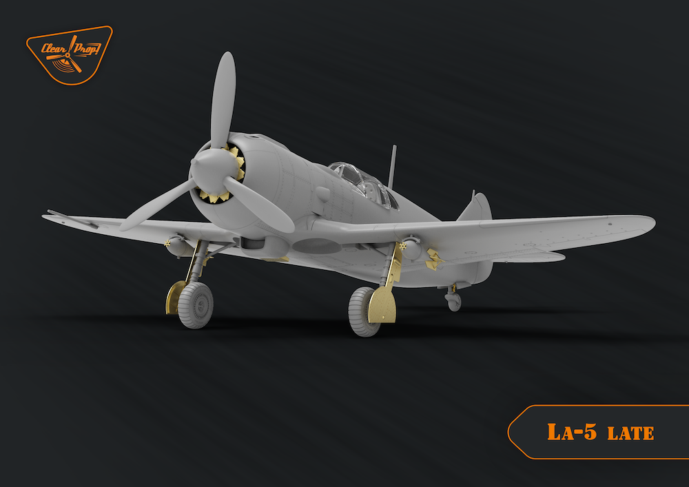 Clear Prop Models CP72015 1:72 Lavochkin La-5/late version Advanced kit