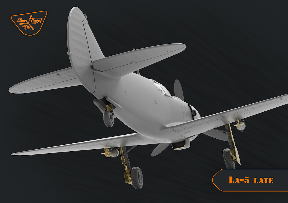 Clear Prop Models CP72015 1:72 Lavochkin La-5/late version Advanced kit