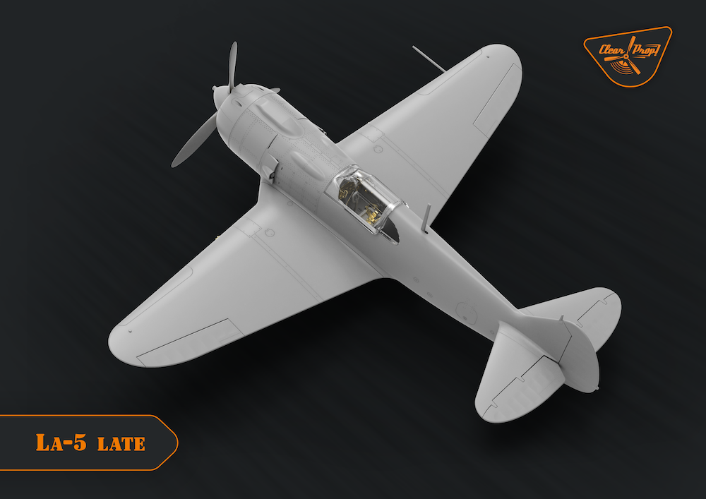 Clear Prop Models CP72015 1:72 Lavochkin La-5/late version Advanced kit