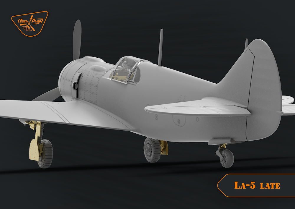 Clear Prop Models CP72015 1:72 Lavochkin La-5/late version Advanced kit