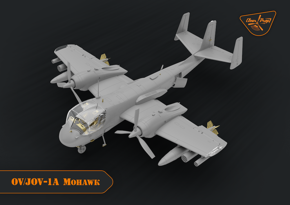 Clear Prop Models CP72016 1:72 Grumman OV-1A/JOV-1A Mohawk