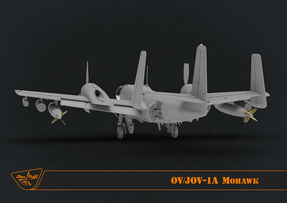 Clear Prop Models CP72016 1:72 Grumman OV-1A/JOV-1A Mohawk