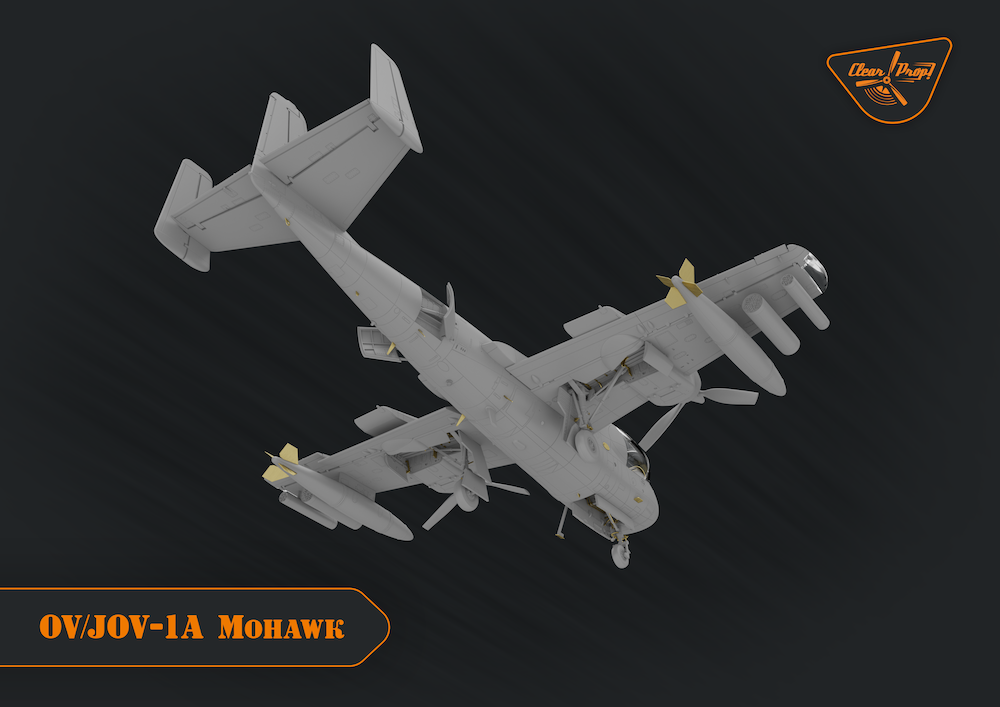 Clear Prop Models CP72016 1:72 Grumman OV-1A/JOV-1A Mohawk
