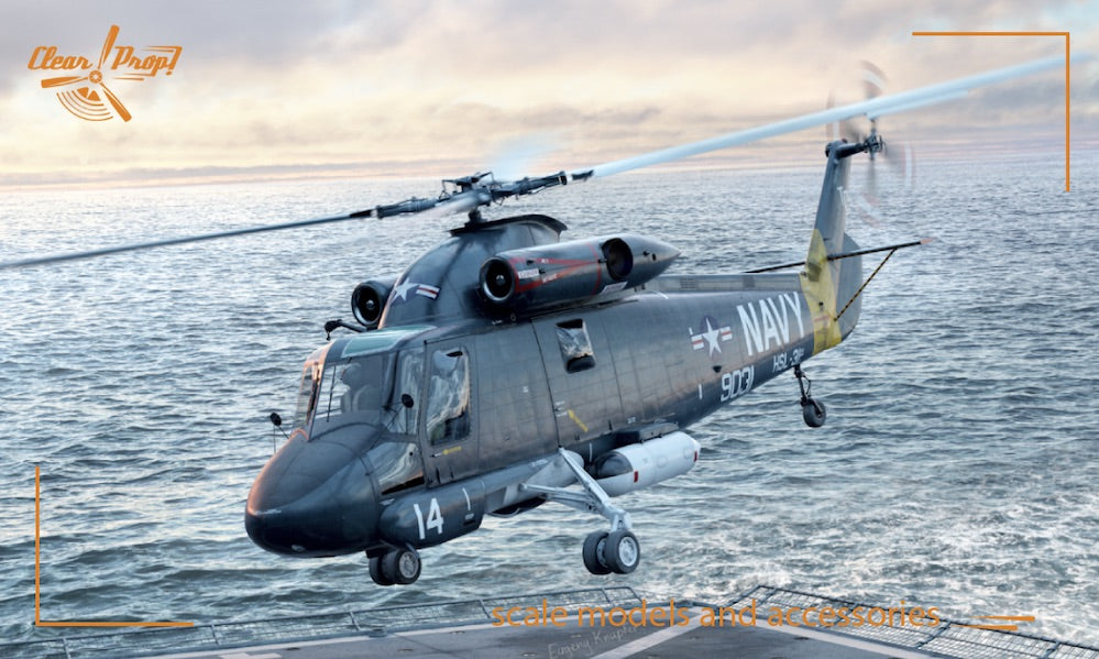 Clear Prop CP72018 1:72 Kaman HH-2D Seasprite advanced kit