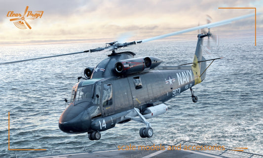 Clear Prop CP72018 1:72 Kaman HH-2D Seasprite advanced kit