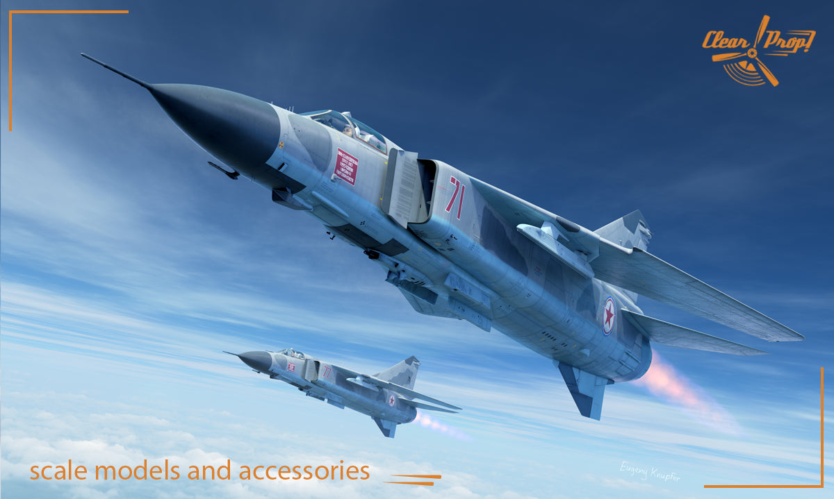 Clear Prop Models CP72032 1:72 Mikoyan MiG-23ML/MLA Flogger-G Advanced kit