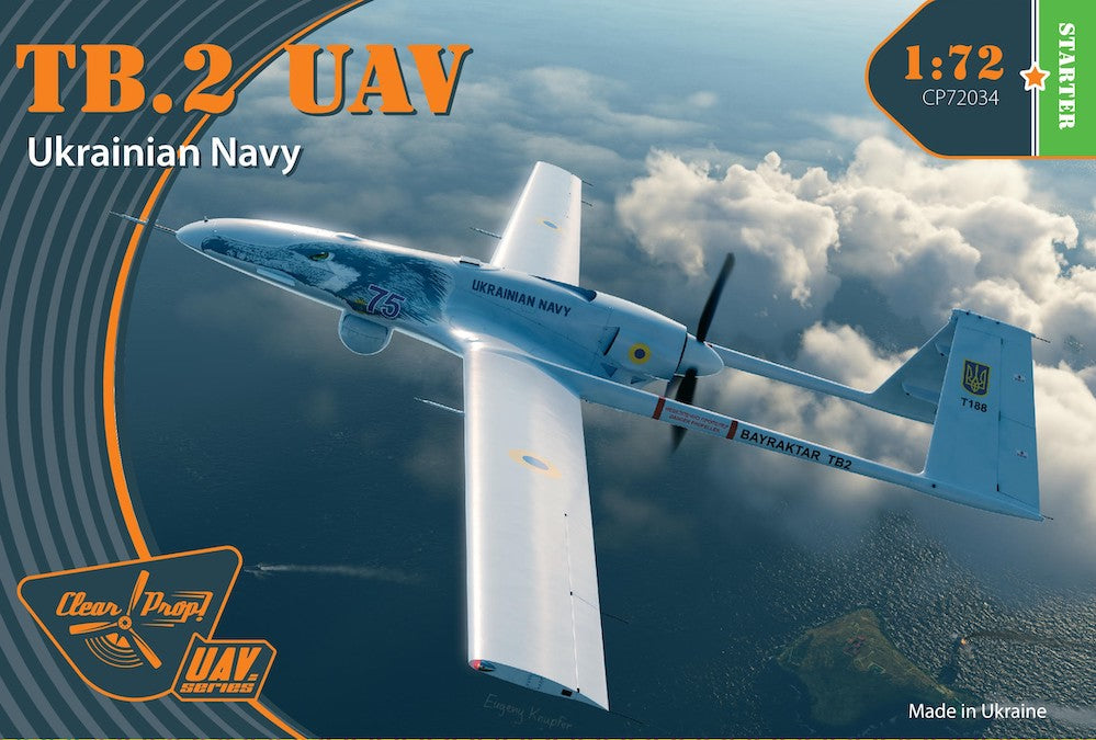 Clear Prop Models CP72034 1:72 Bayraktar TB.2 UAV UKRAINIAN NAVY