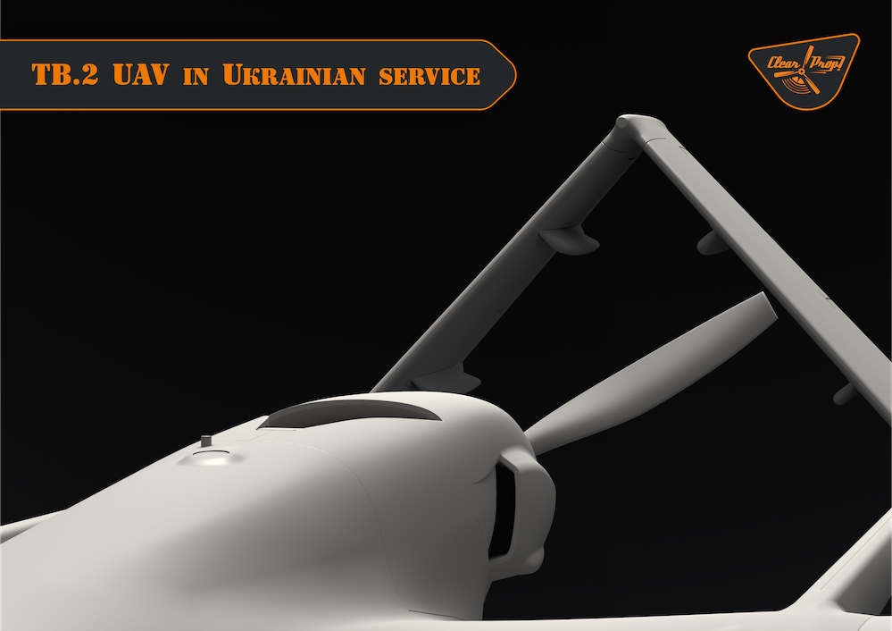 Clear Prop Models CP72037 1:72 Bayraktar TB.2 UAV in Polish service Starter kit