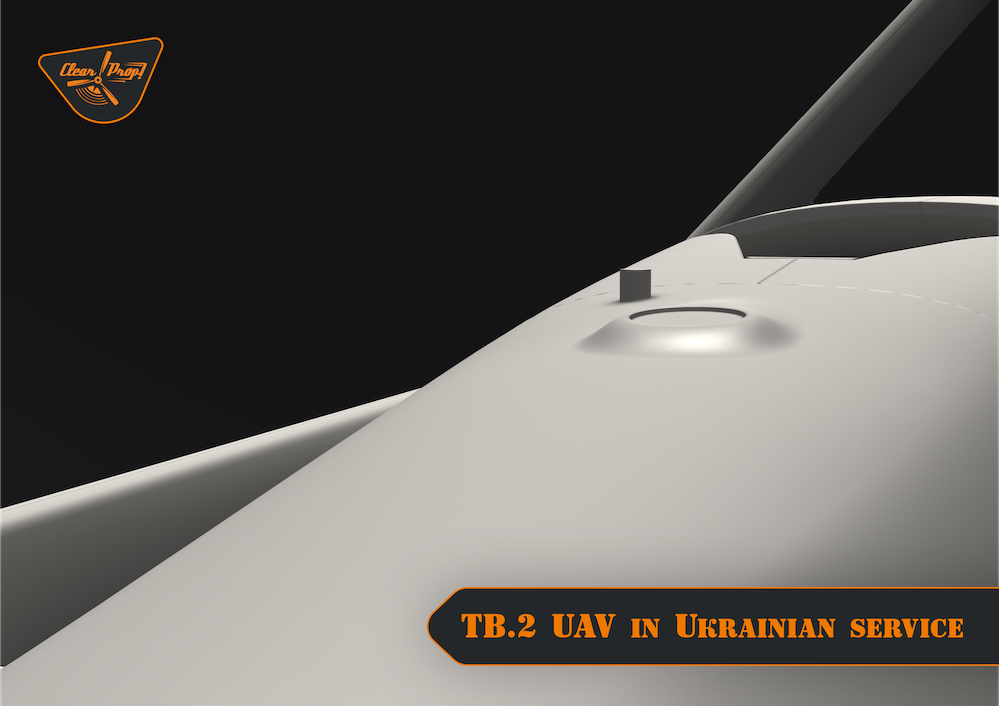 Clear Prop Models CP72037 1:72 Bayraktar TB.2 UAV in Polish service Starter kit