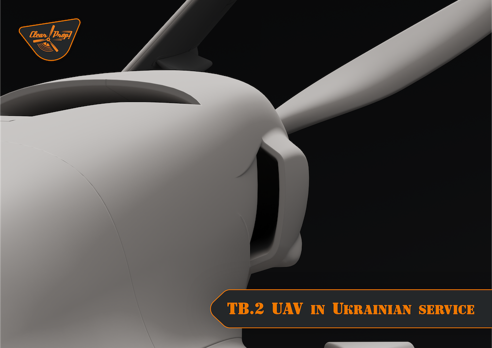 Clear Prop Models CP72037 1:72 Bayraktar TB.2 UAV in Polish service Starter kit