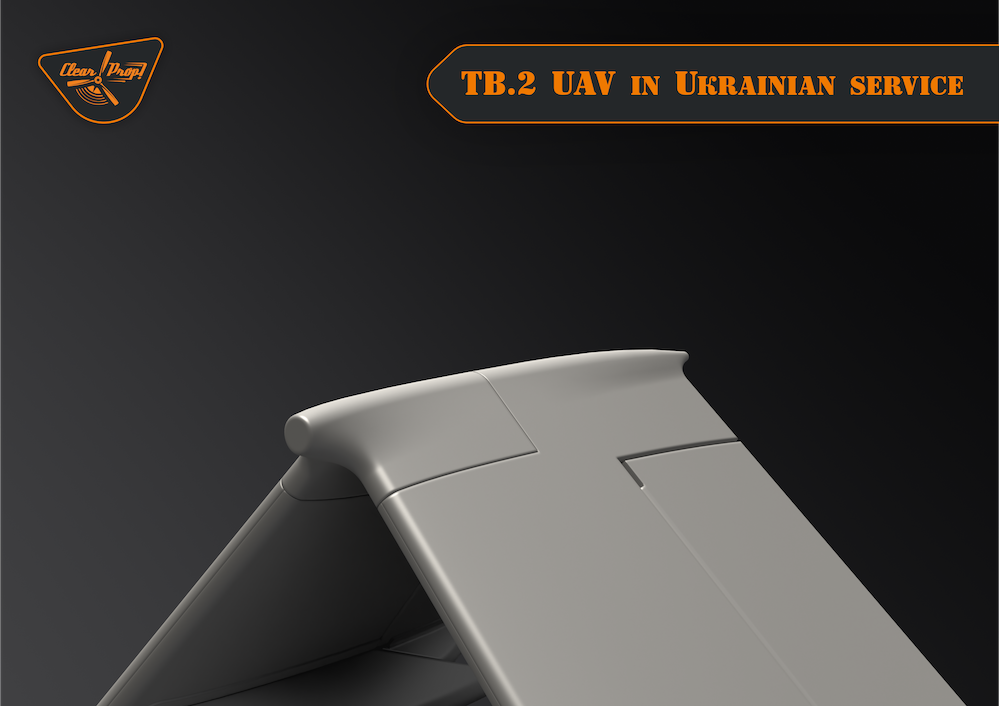 Clear Prop Models CP72037 1:72 Bayraktar TB.2 UAV in Polish service Starter kit