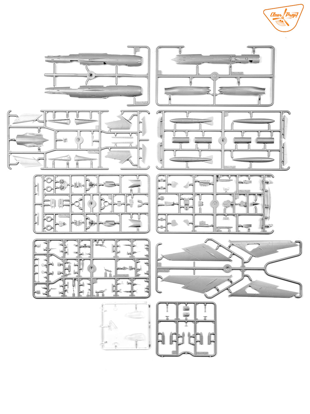 Clear Prop Models CP72056 1:72 Mikoyan MiG-19Pt