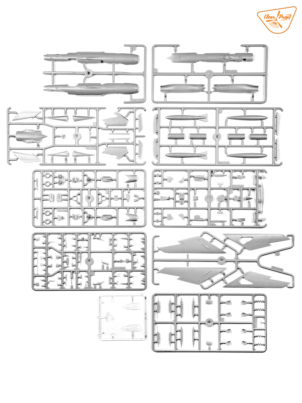 Clear Prop Models CP72057 1:72 Mikoyan MiG-19PM