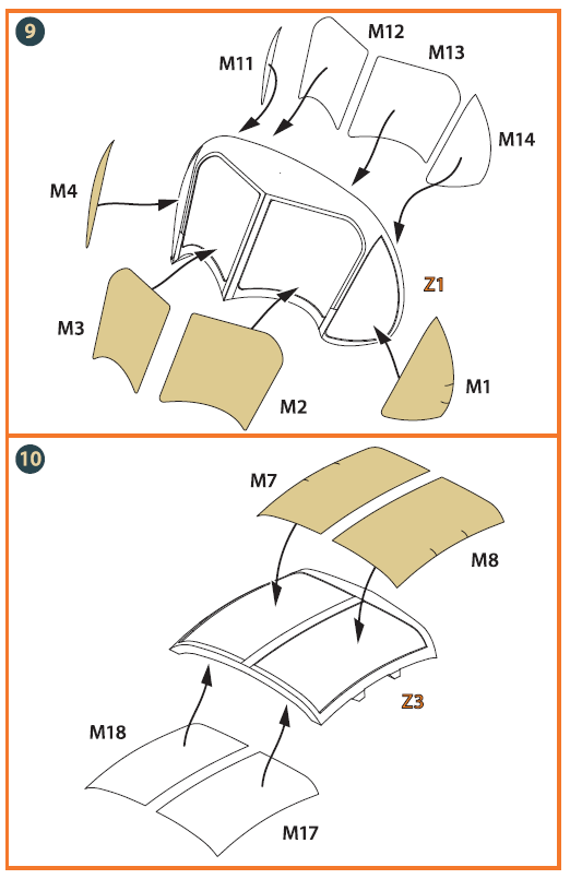 Clear Prop CPA144002 1:144 Grumman OV-1A/JOV-1A Mohawk PE & Mask