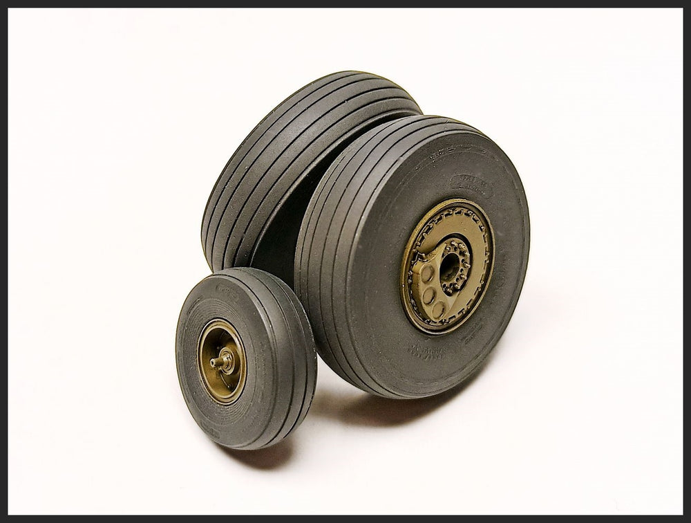 Clear Prop Models CPA35002 1:35 Sikorsky CH-54A "Tarhe" wheel set