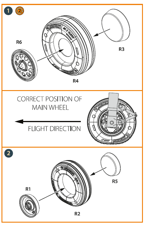 Clear Prop Models CPA48033 1:48 F-35A Lightning II Wtd wheel set