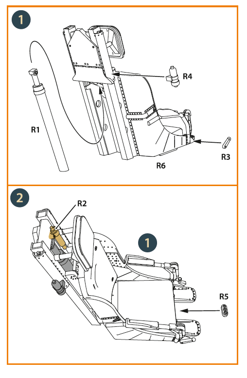 Clear Prop CPA48047 1:48 F-86A Sabre 3D-Printed Early Ejection Seat