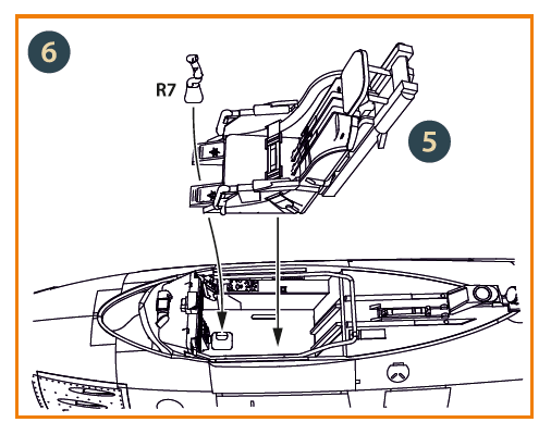 Clear Prop CPA48047 1:48 F-86A Sabre 3D-Printed Early Ejection Seat