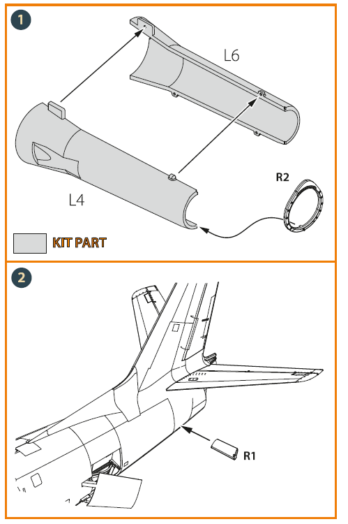 Clear Prop Models CPA48055 1:48 North-American F-86A Sabre exhaust end face