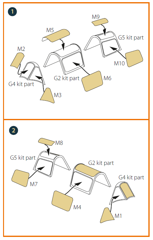 Clear Prop CPA48058 1:48 Morane-Saulnier MS.406C.1 Paint Mask