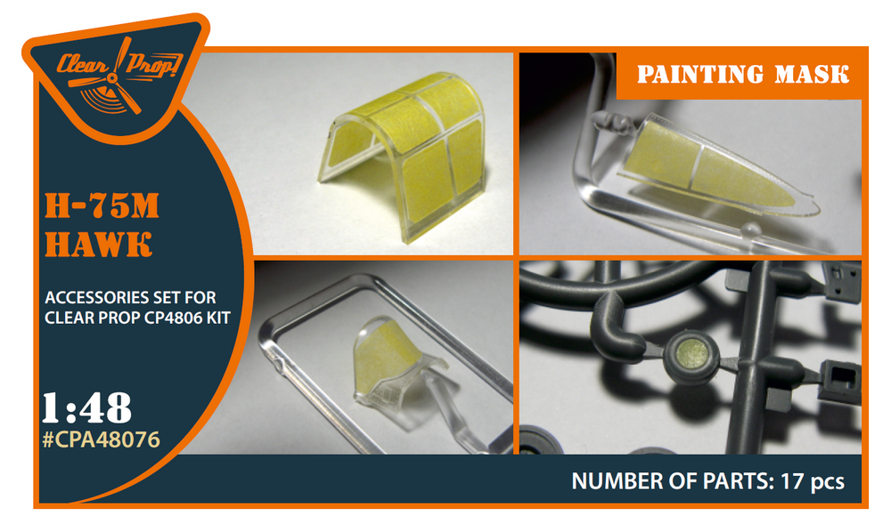 Clear Prop CPA48076 1:48 Curtiss Hawk H-75M Paint Mask