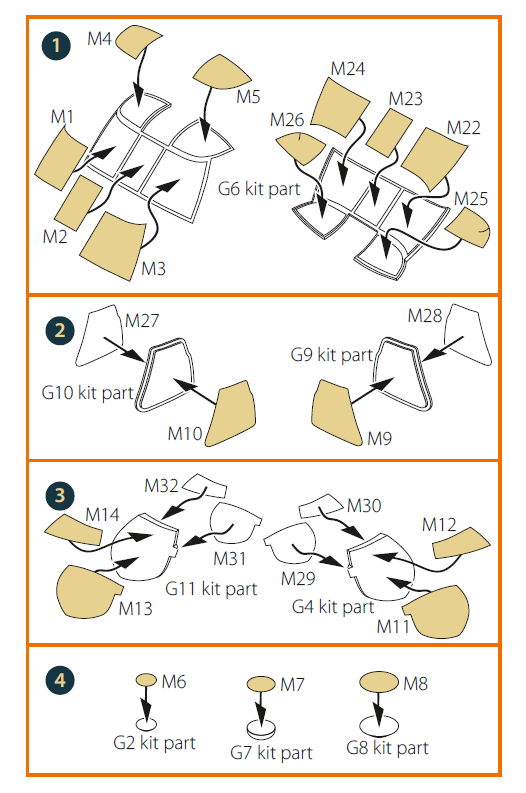 Clear Prop CPA48096 1:48 UH-60A/MH-60L Double-Sided Paint Mask