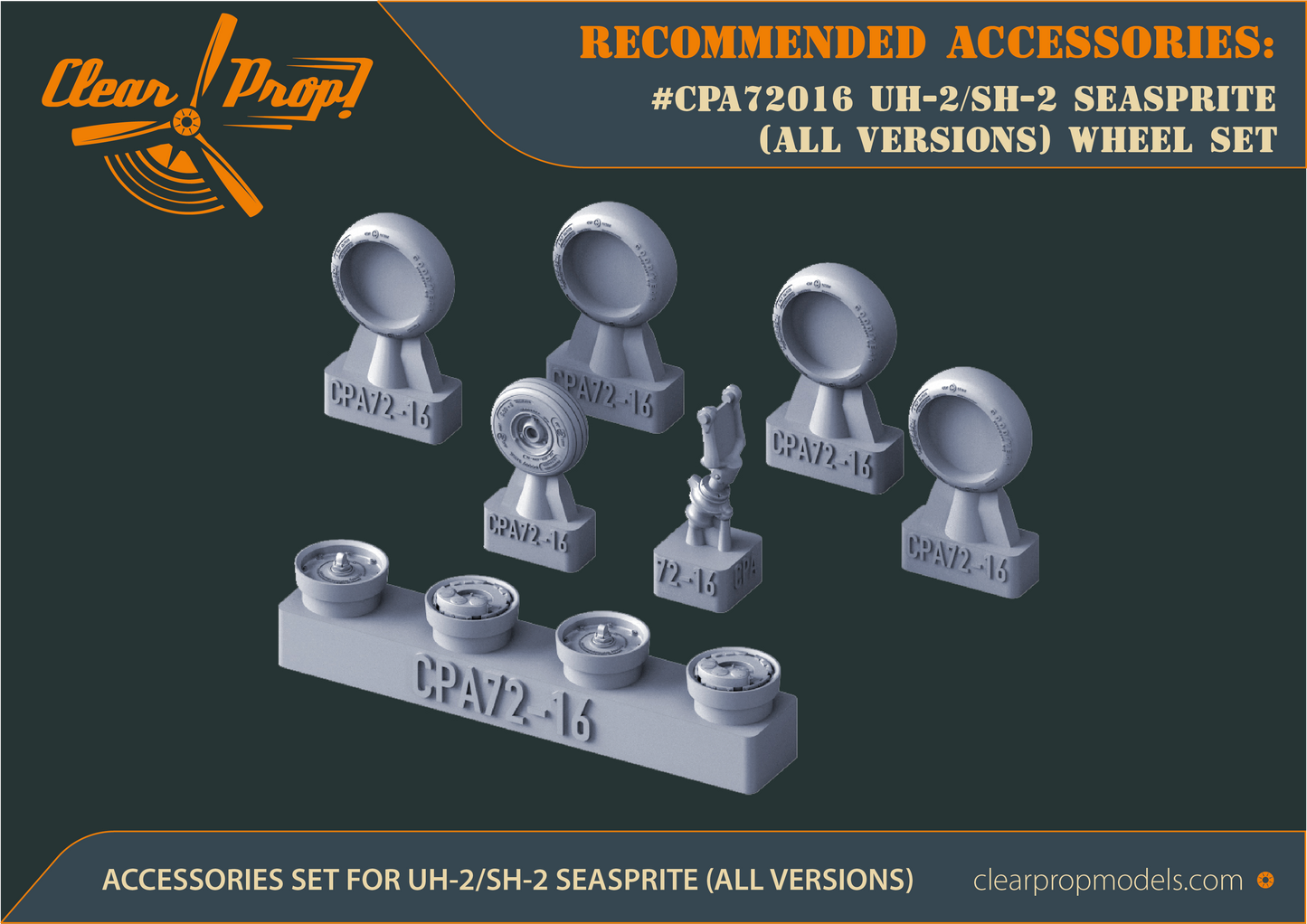 Clear Prop Models CPA72016 1:72 Kaman UH-2A/B Seasprite