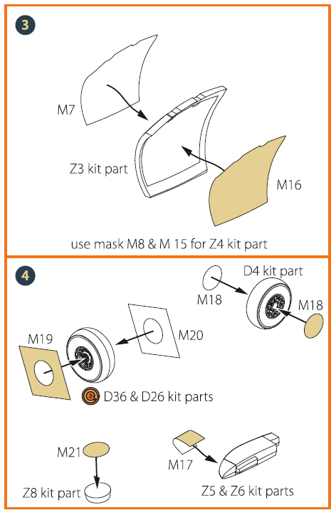 Clear Prop CPA72044 1:72 Grumman OV-1A/JOV-1A Wheels & Canopy Mask