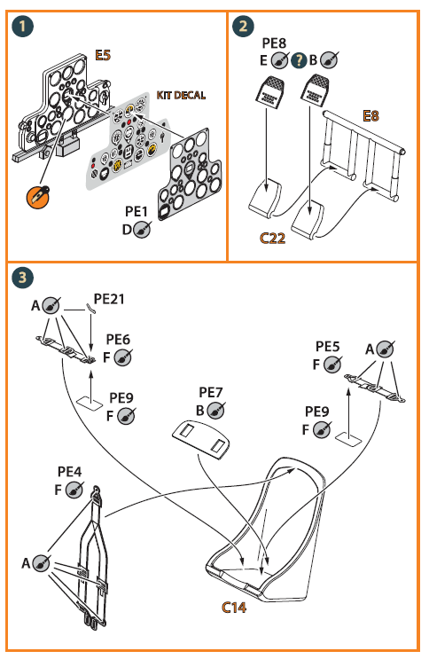 Clear Prop Models CPA72045 1:72 Curtiss Hawk H-75 M/N/O PE parts