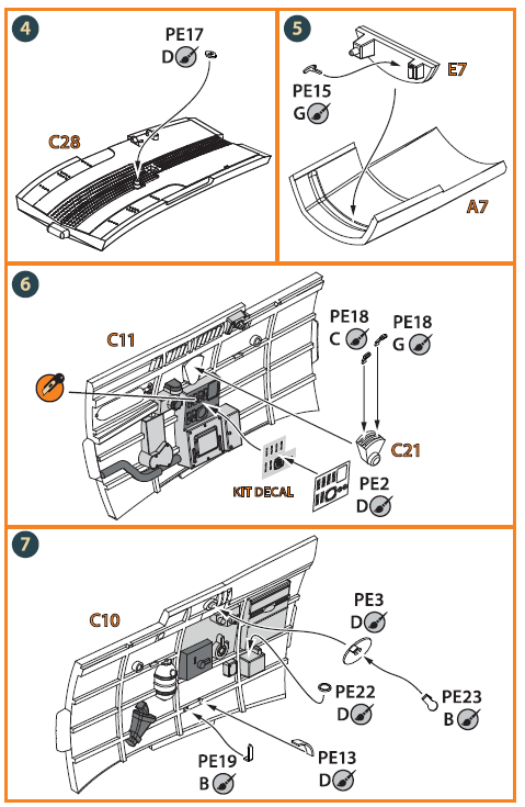 Clear Prop Models CPA72045 1:72 Curtiss Hawk H-75 M/N/O PE parts
