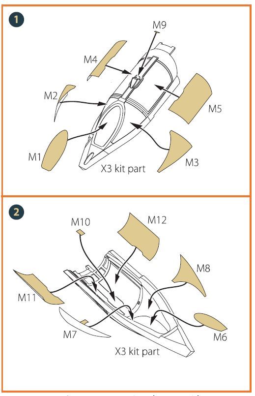 Clear Prop CPA72077 1:72 MiG-23ML/MLD/P/MLAE Paint Mask