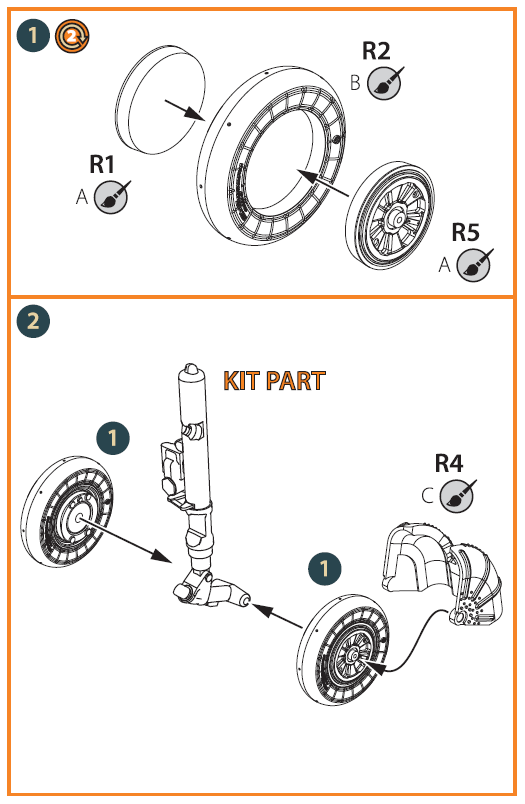 Clear Prop CPA72079 1:72 MiG-23ML/MLD/P/MLAE Wheel Set