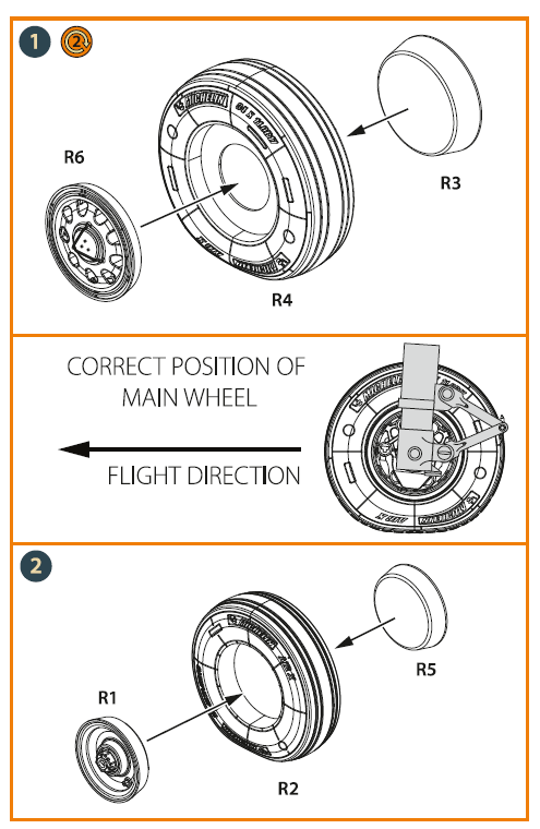 Clear Prop Models CPA72112 1:72 F-35A Lightning II Wtd wheel set