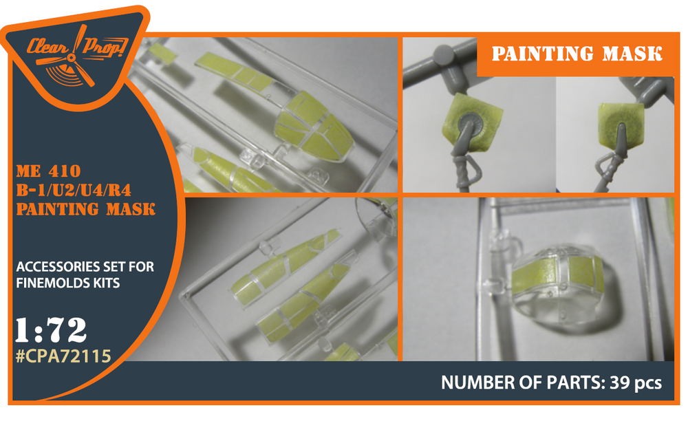Clear Prop CPA72115 1:72 Me-410B-1/U2/U4/R4 Paint Mask