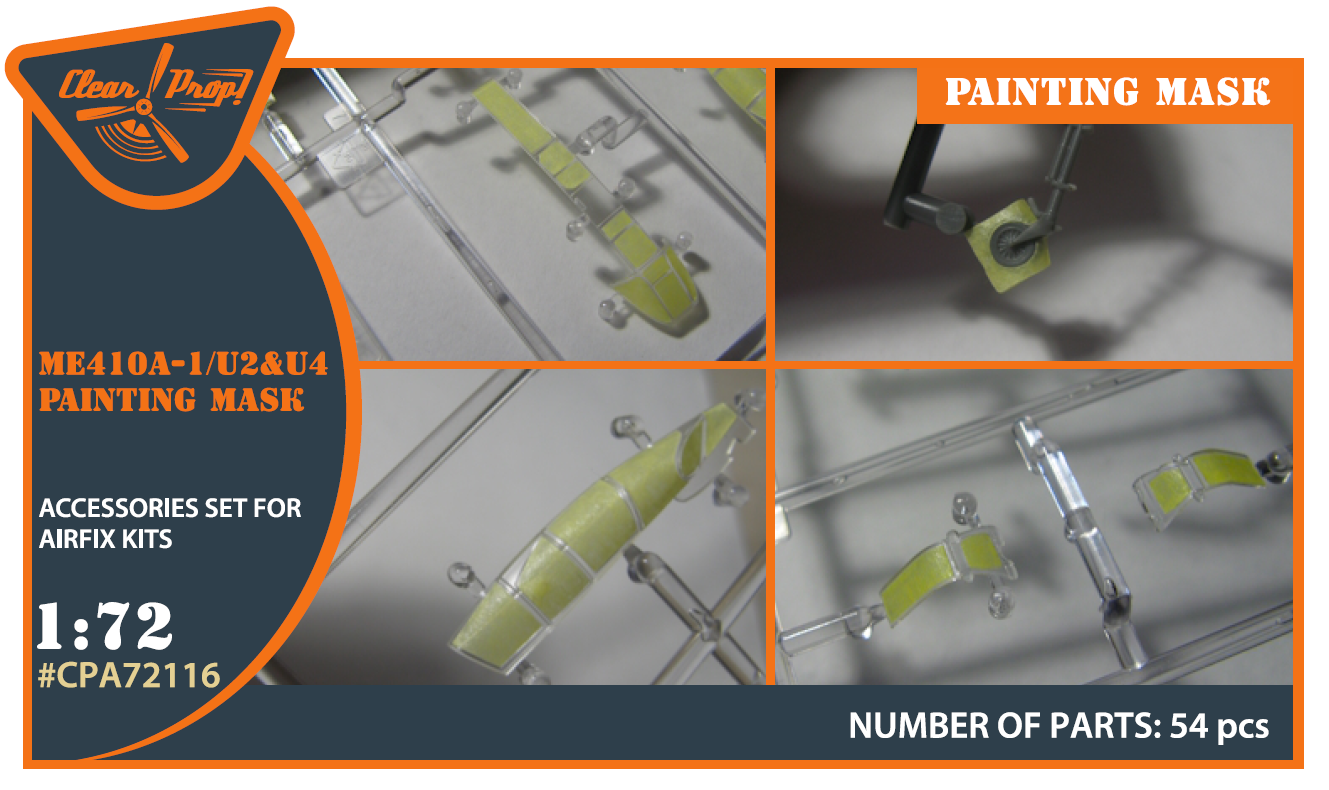 Clear Prop CPA72116 1:72 Me-410A-1/U-2 & U4 Paint Mask