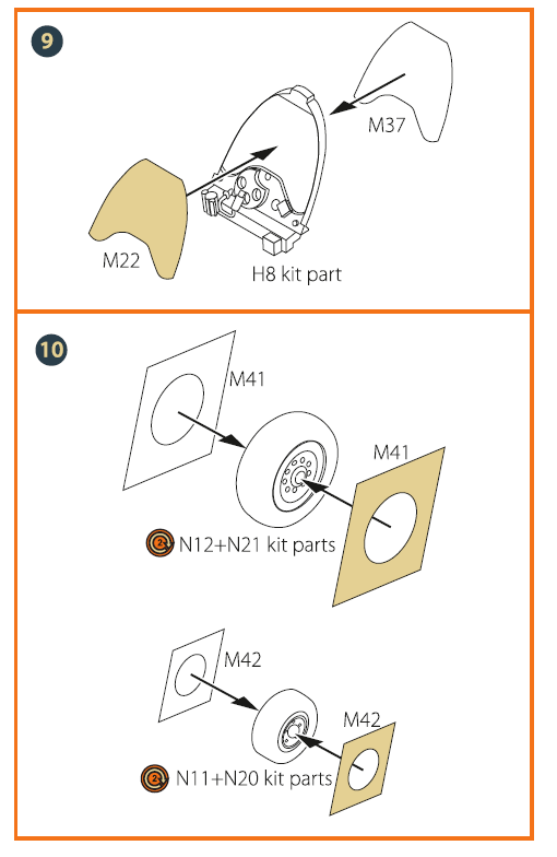 Clear Prop CPA72122 1:72 Mirage 2000D Double-Sided Paint Mask