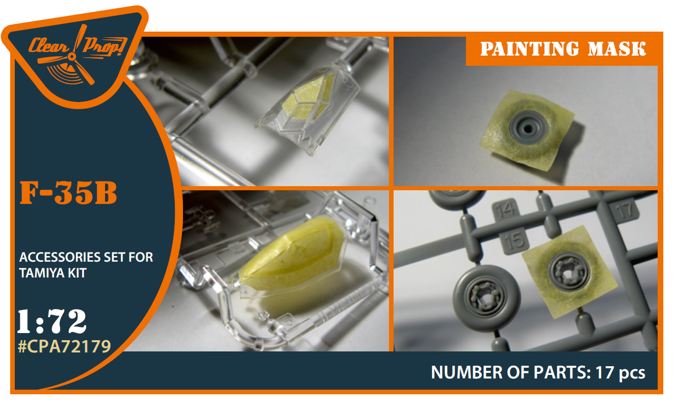 Clear Prop CPA72179 1:72 Lockheed-Martin F-35B Paint Mask
