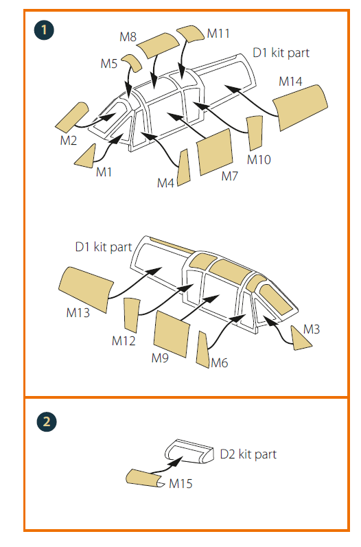Clear Prop CPA72185 1:72 Kawasaki Ki-61-II / Ki-100-I Paint Mask