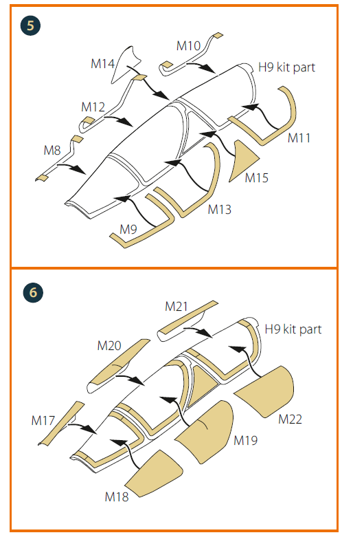 Clear Prop CPA72201 1:72 Mirage 2000B/N Double-Sided Paint Mask