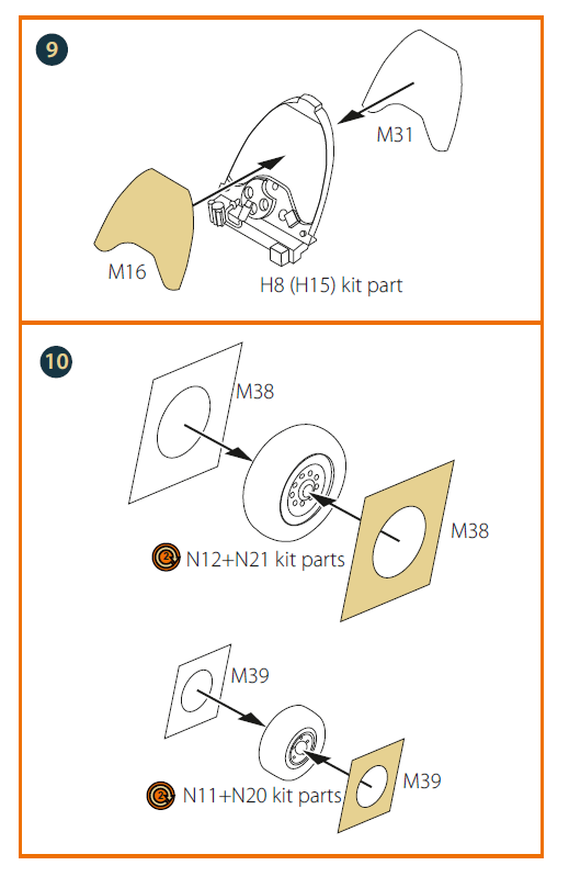 Clear Prop CPA72201 1:72 Mirage 2000B/N Double-Sided Paint Mask